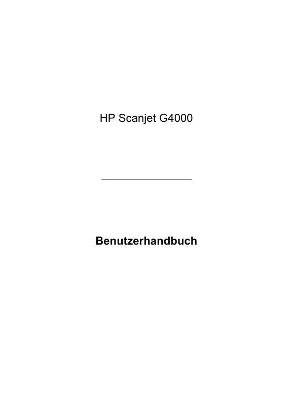 Mode d'emploi HP SCANJET G4050 PHOTO SCANNER