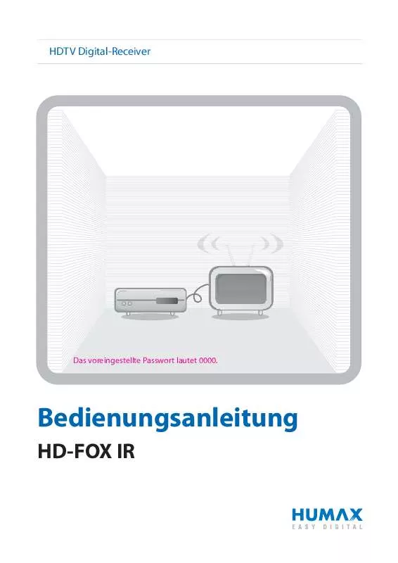 Mode d'emploi HUMAX HD-FOX IR