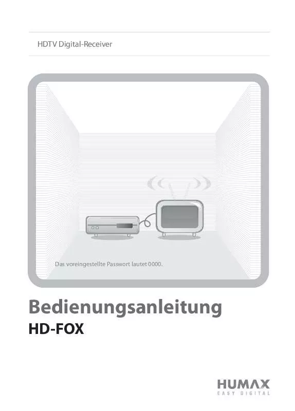 Mode d'emploi HUMAX HD-FOX