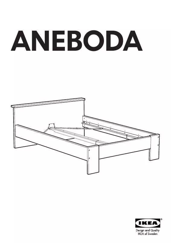 Mode d'emploi IKEA ANEBODA BETTGESTELL