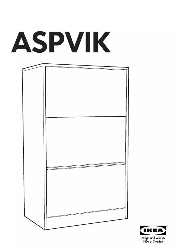 Mode d'emploi IKEA ASPVIK SCHRANK MIT MAPPENFACH