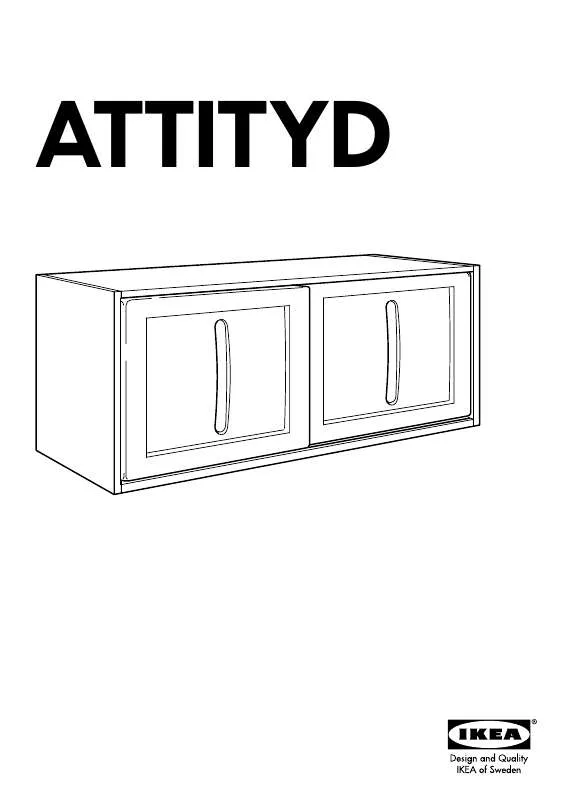 Mode d'emploi IKEA ATTITYD WANDSCHRANK