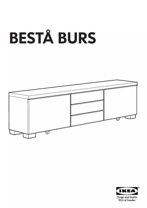 Mode d'emploi IKEA BESTÅ BURS TV-BANK