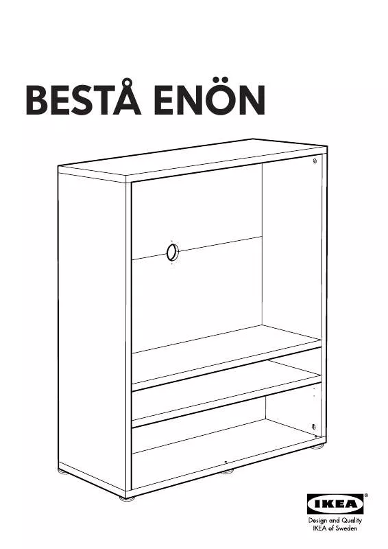 Mode d'emploi IKEA BESTÅ ENÖN TV MÖBEL