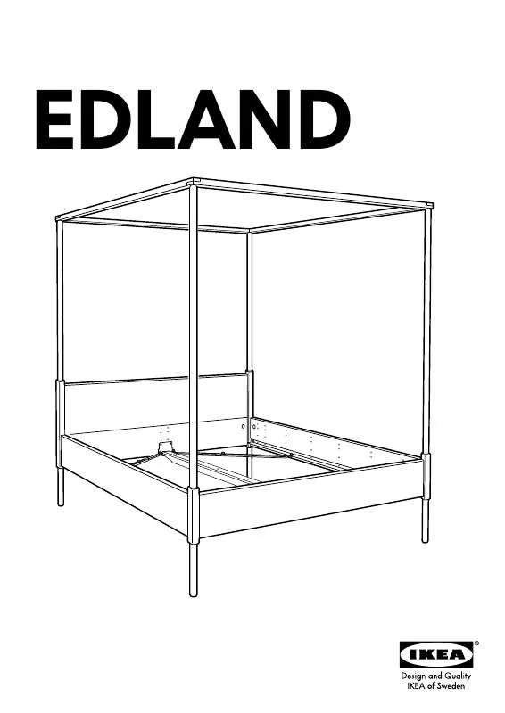 Mode d'emploi IKEA EDLAND HIMMELBETTGESTELL