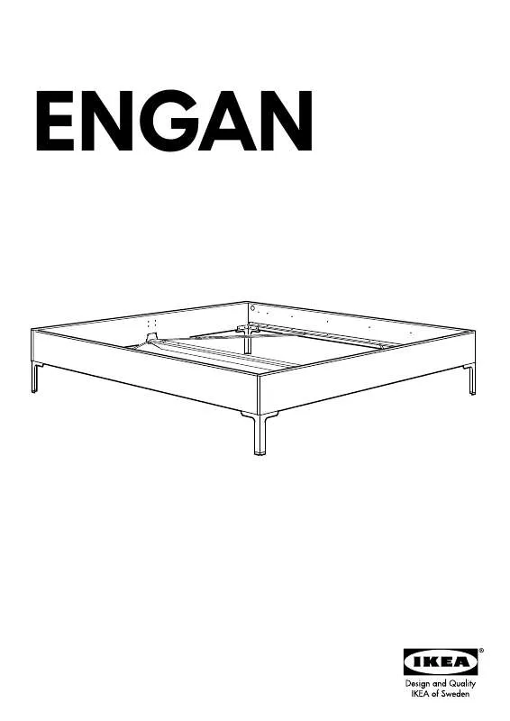 Mode d'emploi IKEA ENGAN BETTGESTELL 180X200 CM