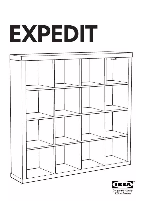 Mode d'emploi IKEA EXPEDIT REGAL 149X149