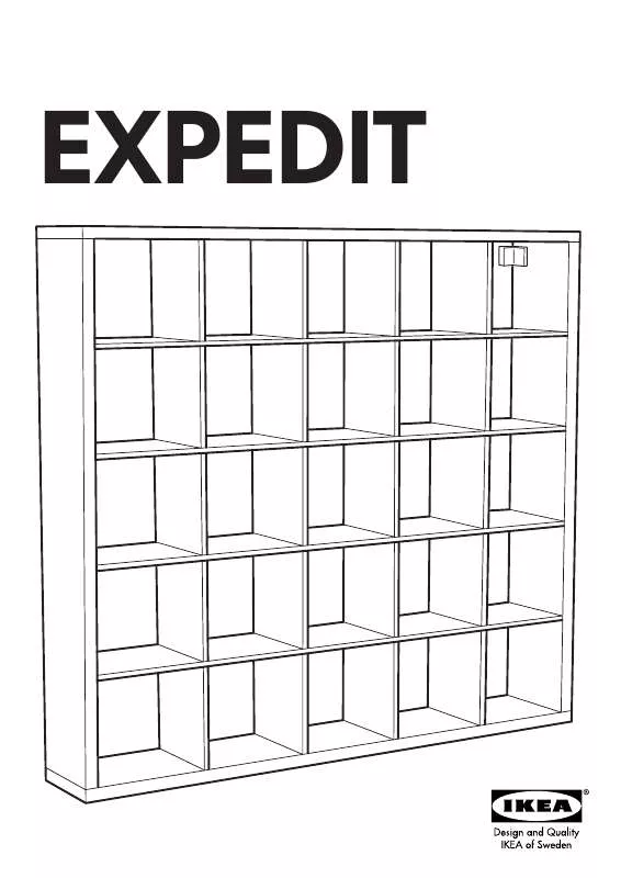 Mode d'emploi IKEA EXPEDIT REGAL 185X185