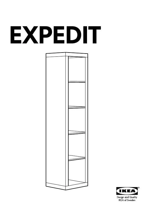 Mode d'emploi IKEA EXPEDIT REGAL 44X185