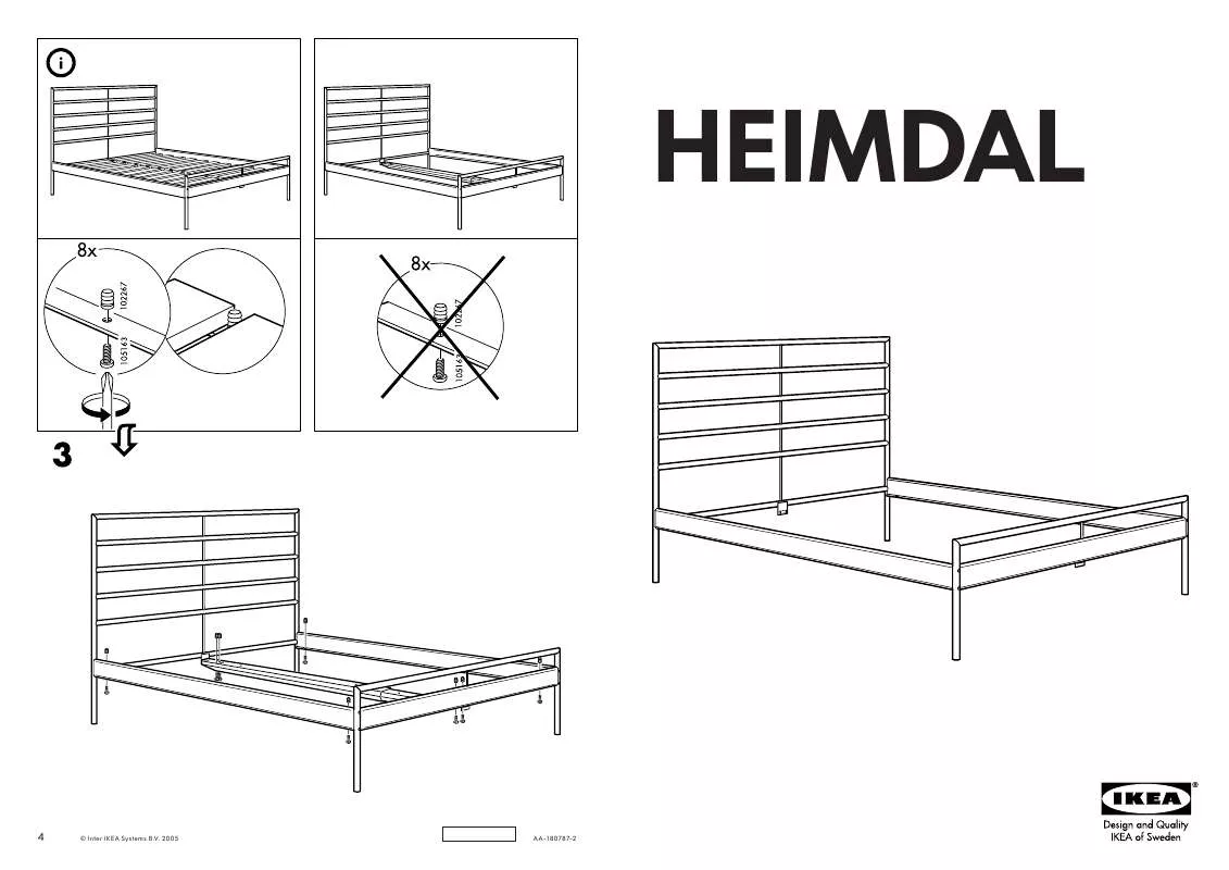 Mode d'emploi IKEA HEIMDAL