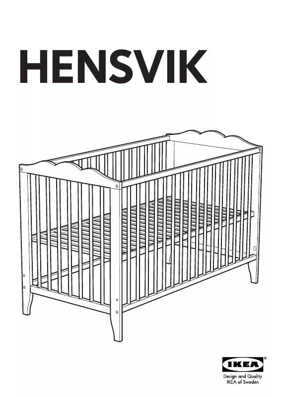 Mode d'emploi IKEA HENSVIK KINDERBETTGESTELL