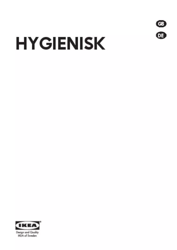 Mode d'emploi IKEA HYGIENISK