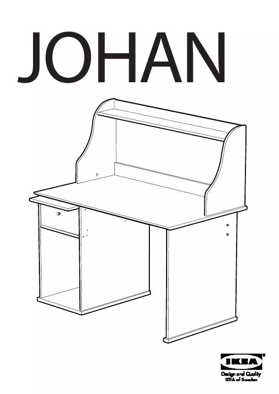 Mode d'emploi IKEA JOHAN SCHREIBTISCH