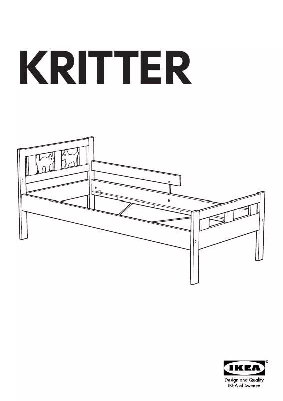 Mode d'emploi IKEA KRITTER BETTGESTELL
