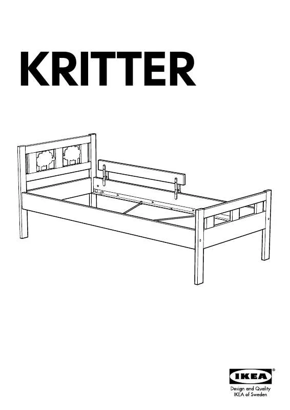 Mode d'emploi IKEA KRITTER JUNIORBETT
