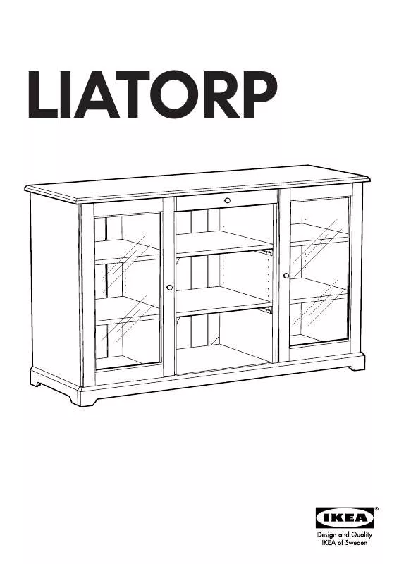 Mode d'emploi IKEA LIATORP SIDEBOARD