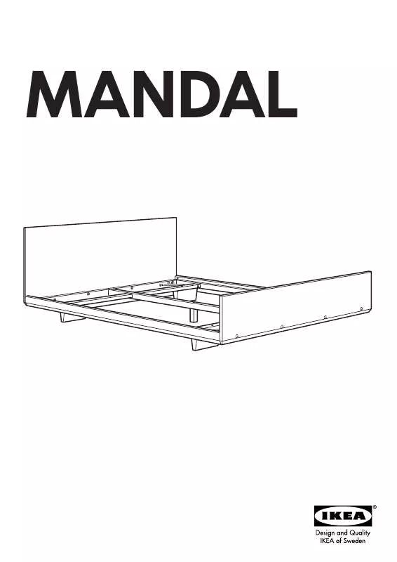 Mode d'emploi IKEA MANDAL BETTGESTELL
