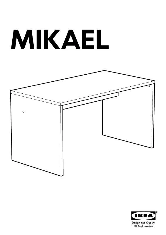 Mode d'emploi IKEA MIKAEL SCHREIBTISCH