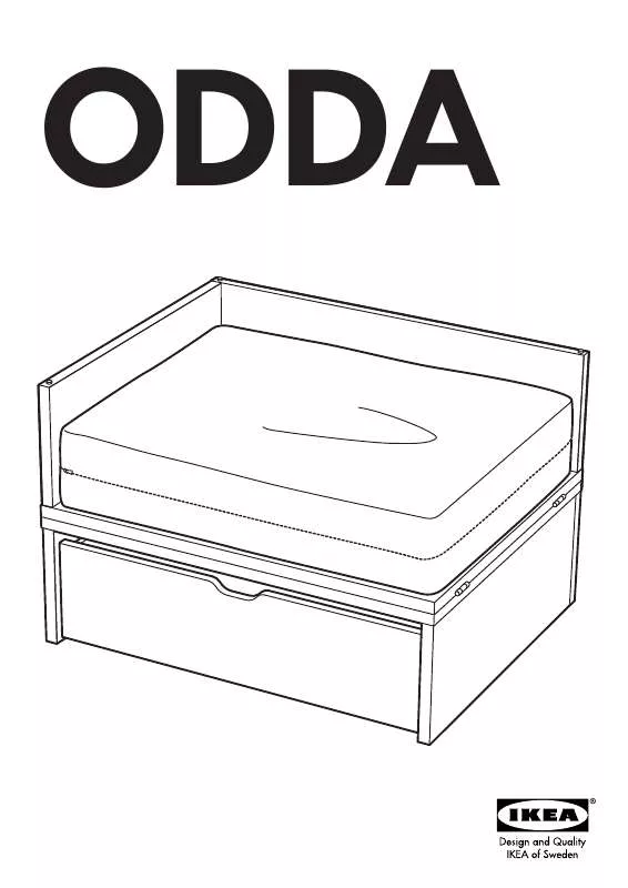 Mode d'emploi IKEA ODDA GÄSTEBETT