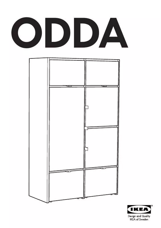 Mode d'emploi IKEA ODDA KLEIDERSCHRANK