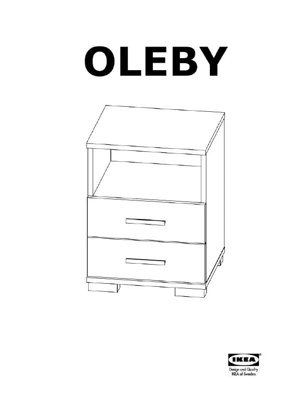 Mode d'emploi IKEA OLEBY ABLAGETISCH