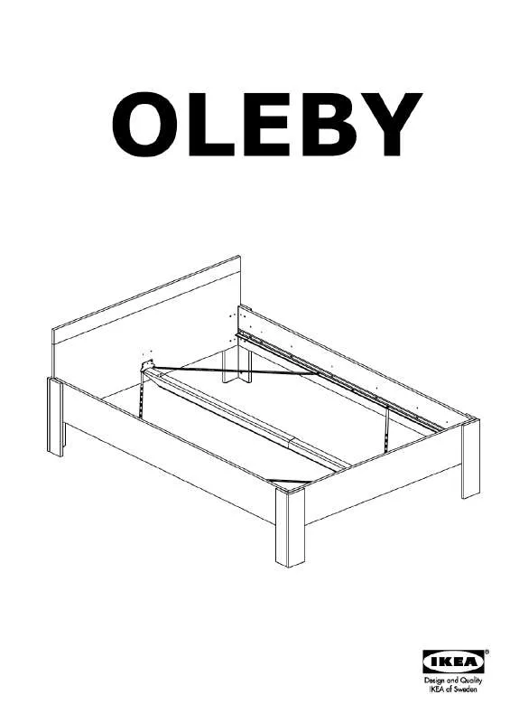 Mode d'emploi IKEA OLEBY BETT 140CM