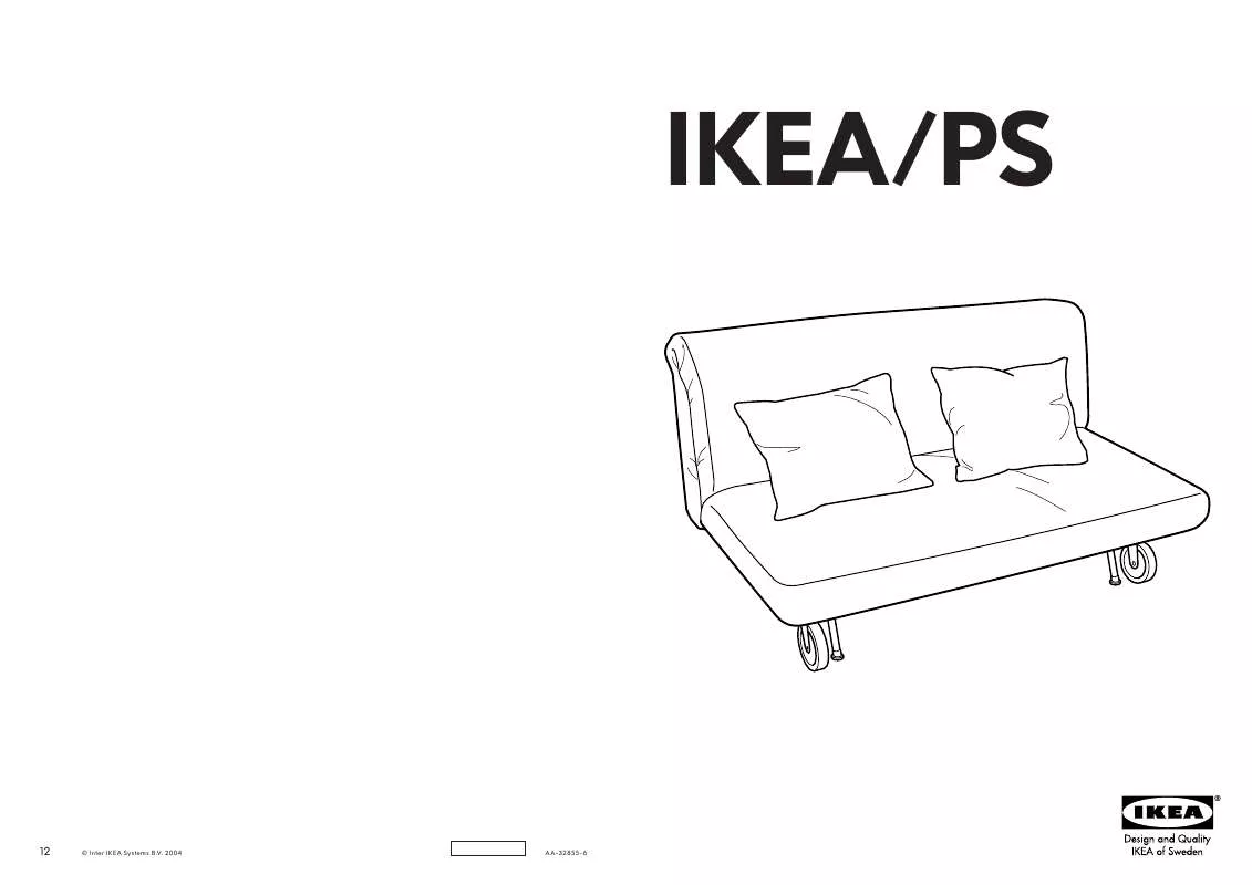 Mode d'emploi IKEA PS BETTSOFAGESTELL