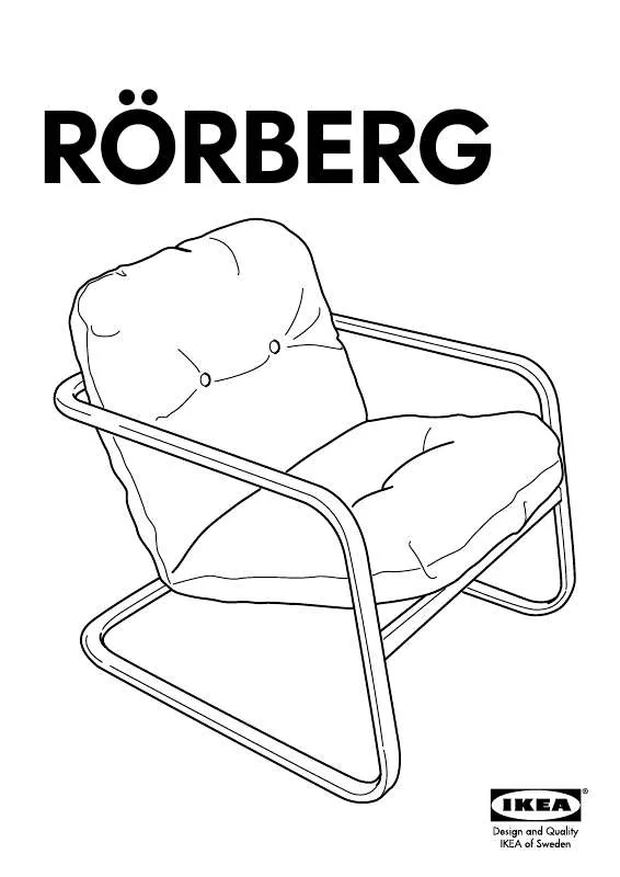 Mode d'emploi IKEA RÖRBERG SESSELGESTELL