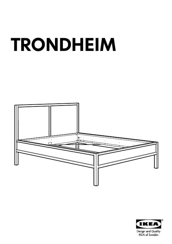 Mode d'emploi IKEA TRONDHEIM BETTGESTELL