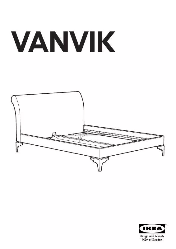 Mode d'emploi IKEA VANVIK BETT