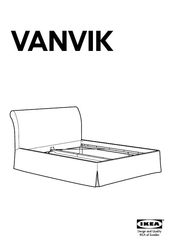 Mode d'emploi IKEA VANVIK BETTGESTELL