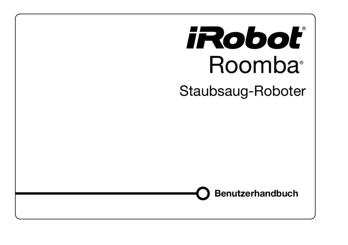 Mode d'emploi IROBOT ROOMBA 650