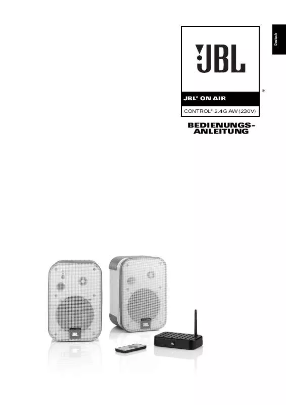 Mode d'emploi JBL ON AIR CONTROL 2.4G AW (220-240V)