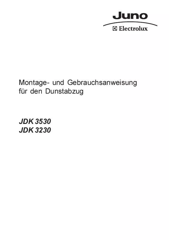 Mode d'emploi JUNO JDK 3230