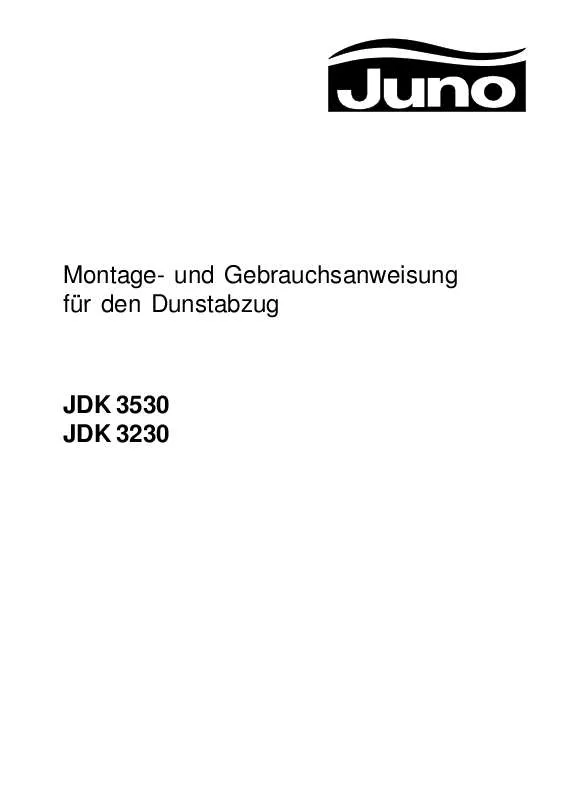 Mode d'emploi JUNO JDK3230W