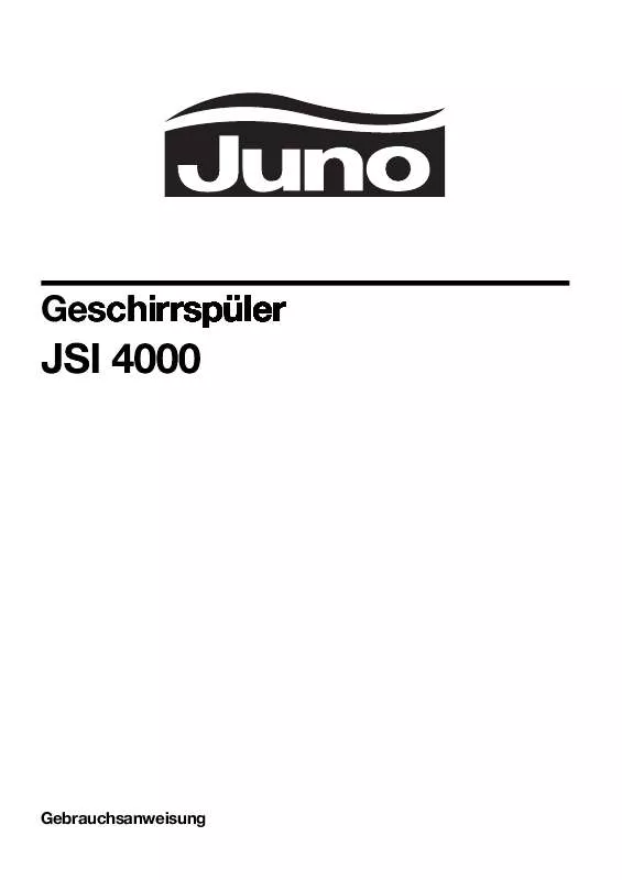 Mode d'emploi JUNO JSI4000E