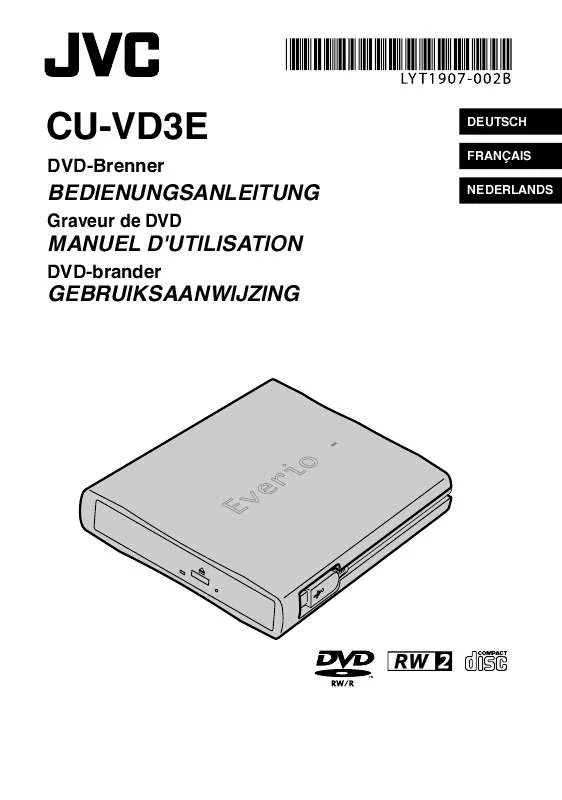 Mode d'emploi JVC CU-VD3EX