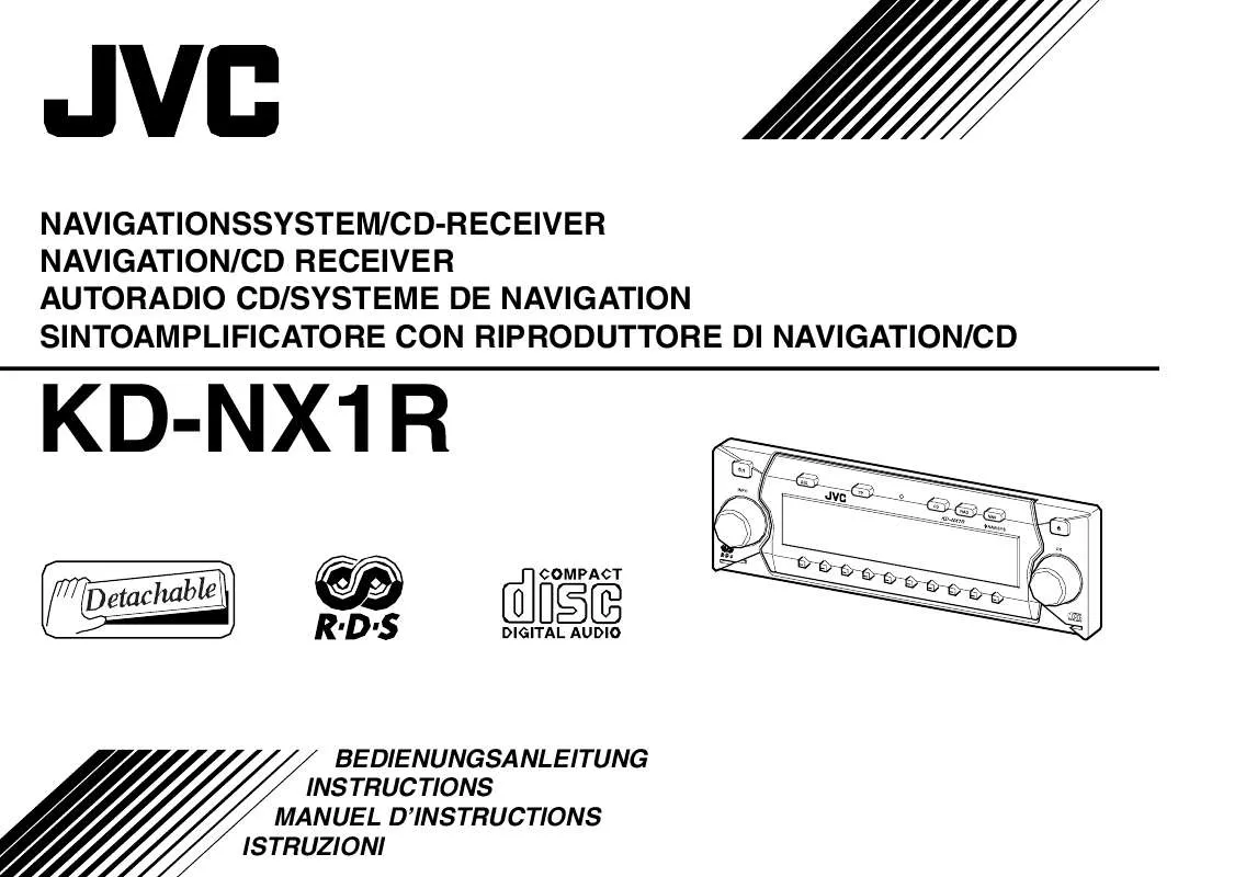 Mode d'emploi JVC KD-NX1R