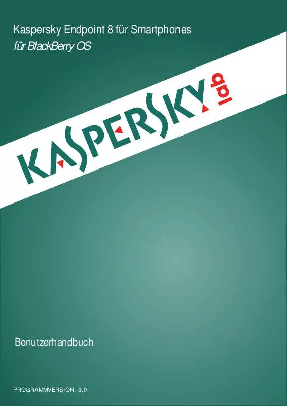 Mode d'emploi KASPERSKY LAB ENDPOINT 8.0