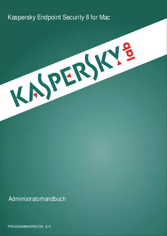 Mode d'emploi KASPERSKY LAB ENDPOINT SECURITY 8.0