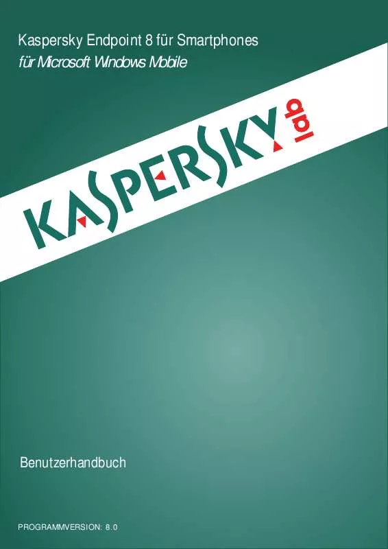 Mode d'emploi KASPERSKY LAB ENDPOINT SECURITY 8