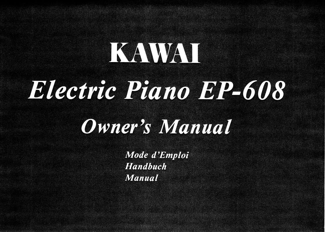 Mode d'emploi KAWAI EP608