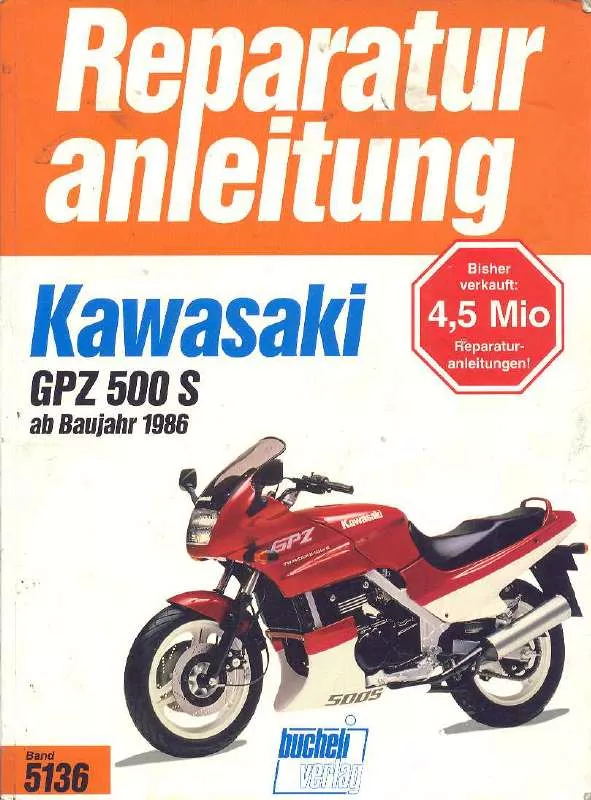 Mode d'emploi KAWASAKI GPZ 500 S