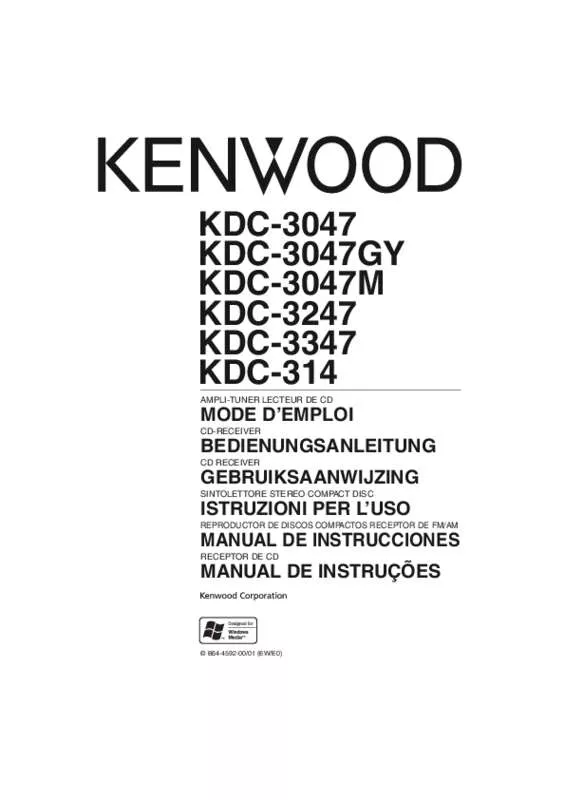 Mode d'emploi KENWOOD KDC-3047