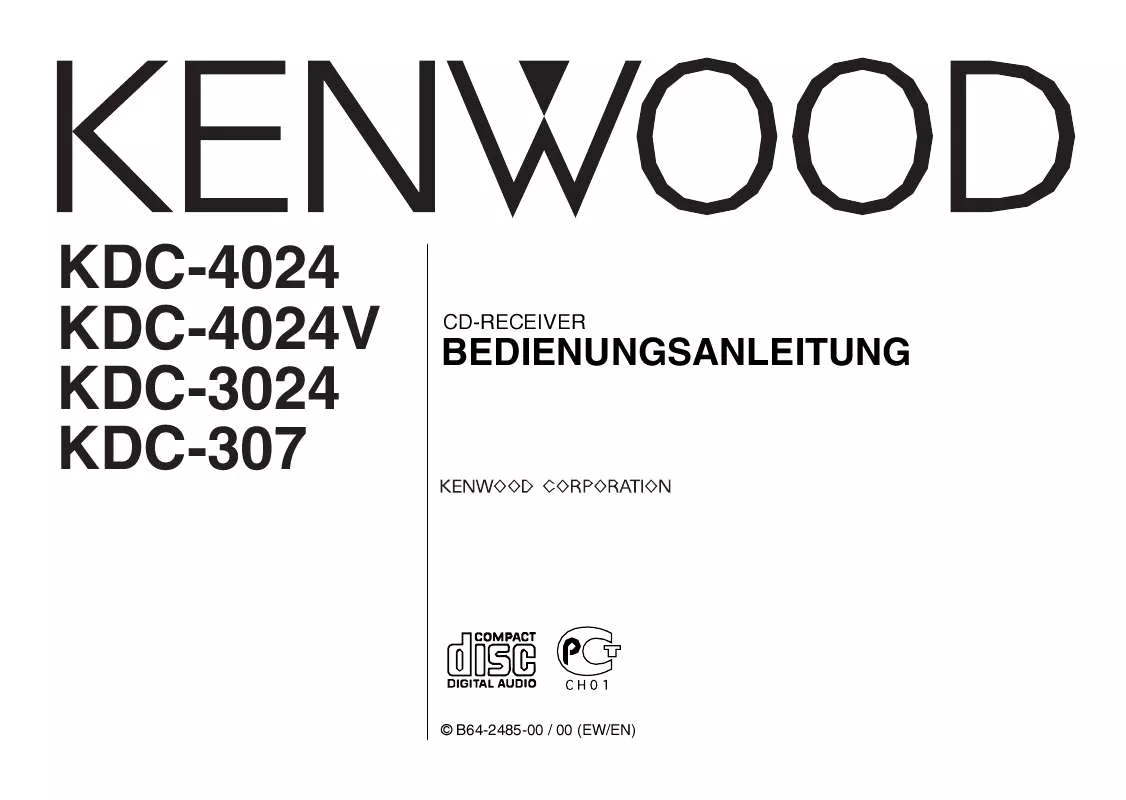 Mode d'emploi KENWOOD KDC-4024D