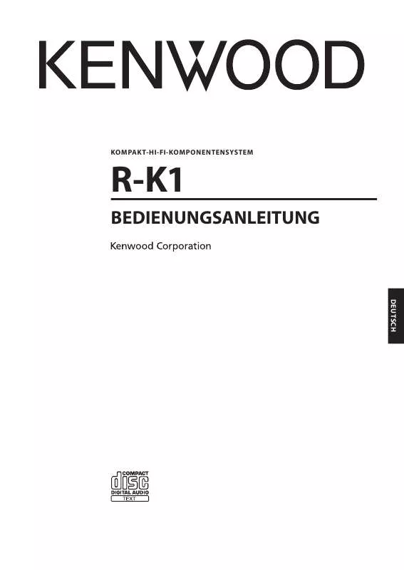 Mode d'emploi KENWOOD R-K1