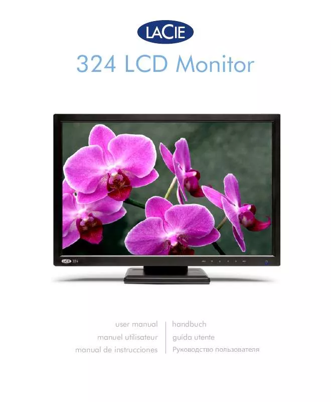 Mode d'emploi LACIE 324 LCD