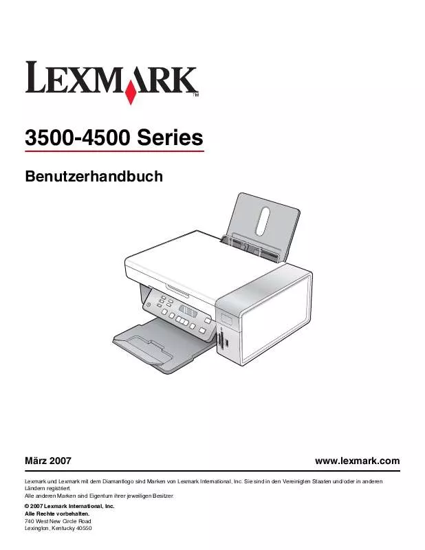 Mode d'emploi LEXMARK X4550