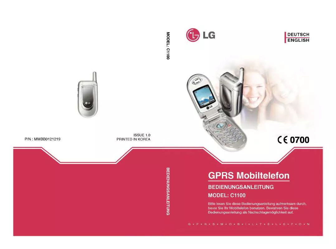 Mode d'emploi LG C1100