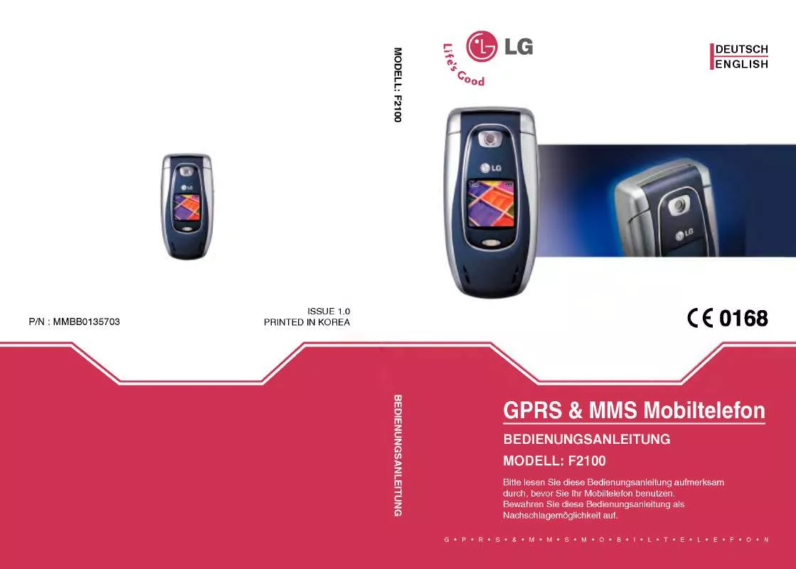 Mode d'emploi LG F2100